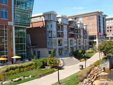 Image of shopping district in Falls Park