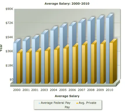 What is the government WG pay scale?