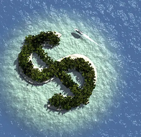 Dollar Sign Island