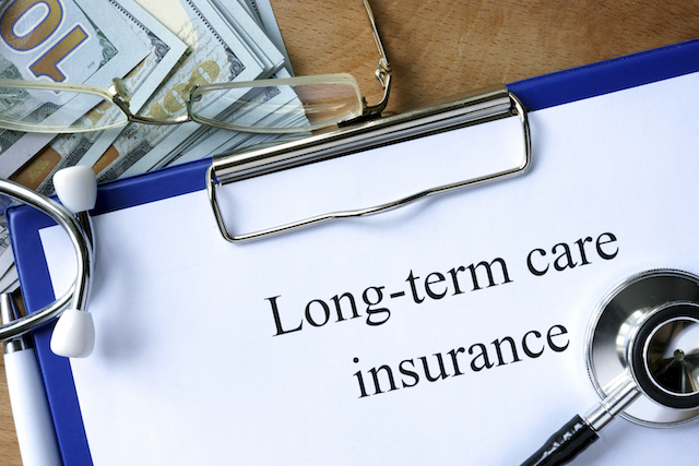 Long-term care insurance form and dollars