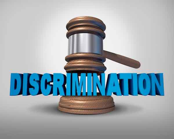 Word 'discrimination' under a judge's gavel