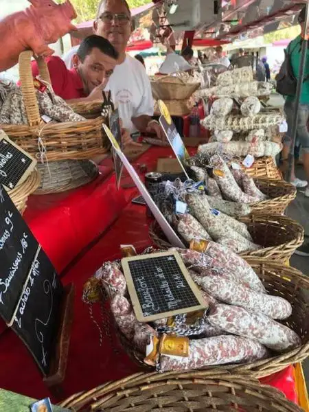 Fresh food market in Marseille